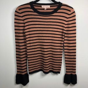 Philosophy Striped Sweater brown and black New NWT